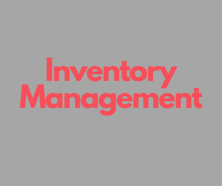 inventory management